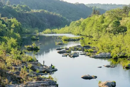 Les Lavandes, Maison de vacances agréable avec piscine privée aux Salelles - Photo 36