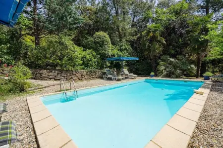 Les Hortensias, Maison de vacances paisible aux Salelles avec Piscine - Photo 6