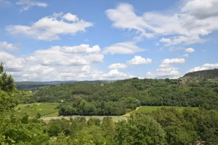 Villa Chassagnes, Maison de vacances tranquille aux Vans, Ardèche avec piscine - Photo 30