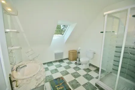 Maison de vacances B, Maison de vacances confortable jumelée à 700m de la plage en Bretagne - Photo 13