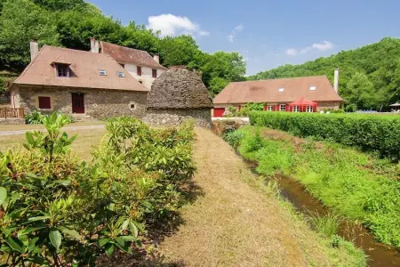 Moulin du Bouc, Maison de vacances près rivière avec piscine (12x6) Saint-Médard-d'Excideuil - Photo 6
