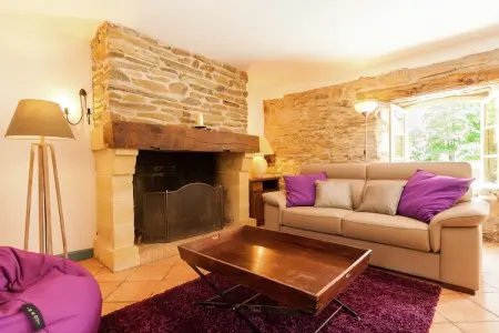 Moulin du Bouc, Maison de vacances près rivière avec piscine (12x6) Saint-Médard-d'Excideuil - Photo 10