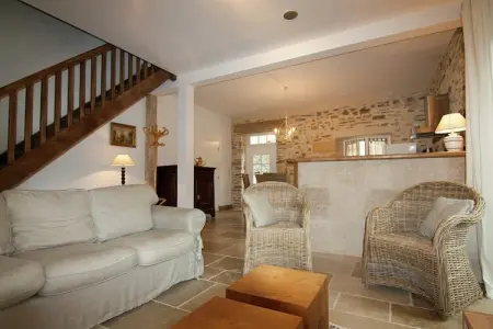 Moulin du Bouc, Maison de vacances près rivière avec piscine (12x6) Saint-Médard-d'Excideuil - Photo 12