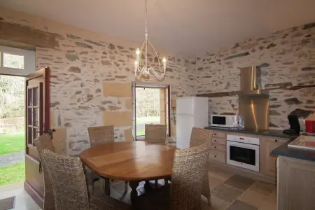 Moulin du Bouc, Maison de vacances près rivière avec piscine (12x6) Saint-Médard-d'Excideuil - Photo 17