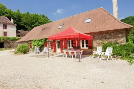 Moulin du Bouc, Maison de vacances près rivière avec piscine (12x6) Saint-Médard-d'Excideuil - Photo 31