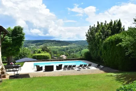 Demeure de charme Belves, Spacieuse demeure avec piscine à Belvès - Photo 32