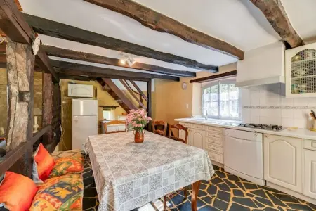 Maison de vacances Villefranche du Perigord, Maison de vacances cosy à Villefranche-du-Périgord, jardin - Photo 3