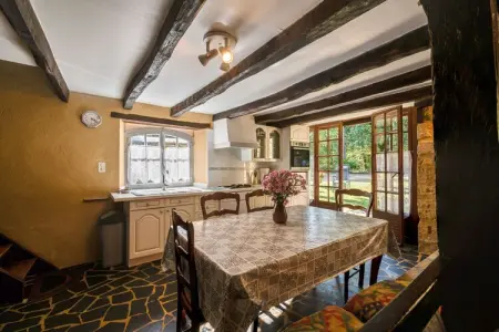 Maison de vacances Villefranche du Perigord, Maison de vacances cosy à Villefranche-du-Périgord, jardin - Photo 4