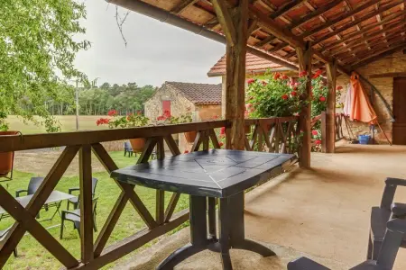 Maison de vacances Le Moulinal Haut, Maison de vacances confortable à Besse avec piscine - Photo 25