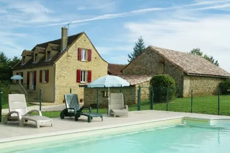 Maison de vacances Prats du Périgord  	Mas de Mouly, Luxueuse maison de vacances à Prats-du-Périgord avec piscine - Photo 8