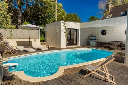 Ti Levenez, Belle villa avec piscine privée à Plomeur - Photo 6