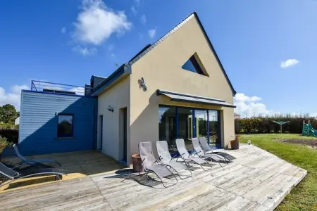 Villa Goéland, Villa à Moëlan-sur-Mer avec piscine intérieure,jacuzzi,sauna - Photo 9