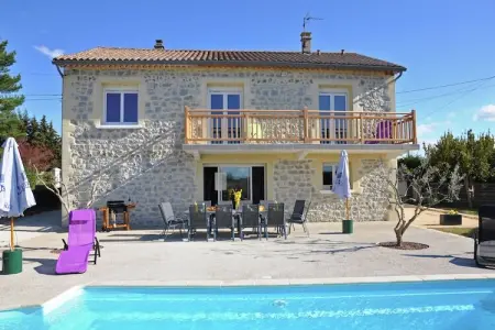 Le Malcap, Villa de luxe avec piscine privée à Saint-Victor-de-Malcap - Photo 5
