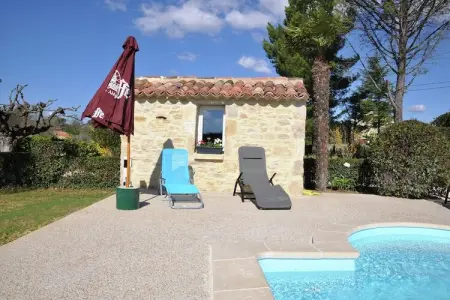 Le Malcap, Villa de luxe avec piscine privée à Saint-Victor-de-Malcap - Photo 9