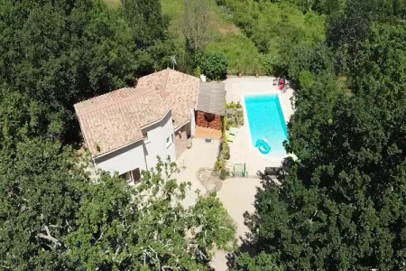 Les Chênes- SAINT-BRÈS, Villa ancienne avec piscine privée à Saint-Brès - Photo 15
