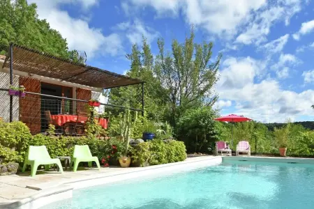 Les Chênes- SAINT-BRÈS, Villa ancienne avec piscine privée à Saint-Brès - Photo 20