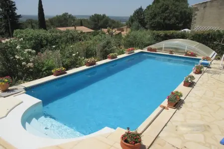 Maison de vacances - SAINT-MAXIMIN, Belle maison de vacances avec air et piscine privée près d'Uzès - Photo 11