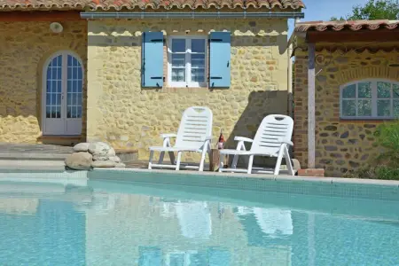 Le Mas Enchanteur, Villa traditionnelle avec piscine privée aux Mages - Photo 33
