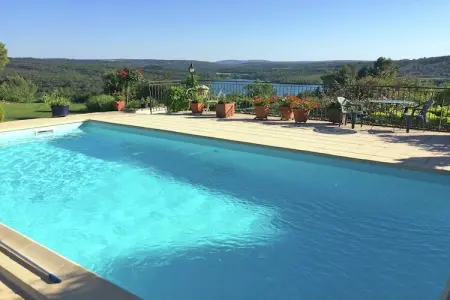 Villa Pasmal, Joli gîte avec piscine privée et vaste vue sur le lac du Verdon - Photo 8