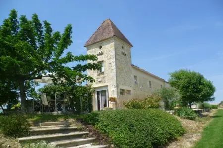 Le Pigeonnier, Beau pigeonnier rénové avec piscine, vignoble de l'Entre-deux-Mers. - Photo 31
