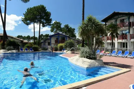 Les Greens du Bassin 5, Maison de vacances mitoyenne dans un environnement verdoyant - Photo 14