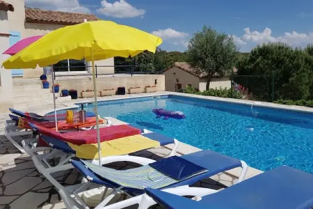 Cristal de Roche, Villa de style avec piscine privée à Félines-Minervois - Photo 6
