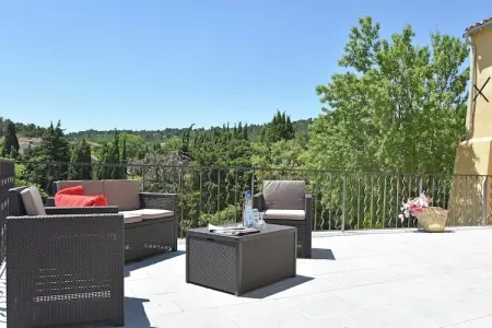 Maison Piscine Village Vue Imprenable, Villa de luxe à Montouliers avec piscine privée - Photo 22