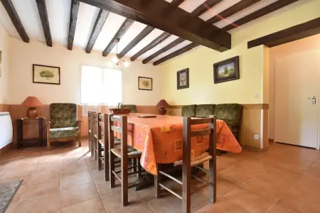 La Riviere, Maison de vacances de charme à Faverolles, piscine et étang - Photo 3