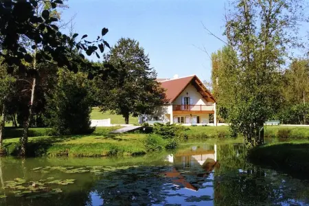 La Riviere, Maison de vacances de charme à Faverolles, piscine et étang - Photo 5