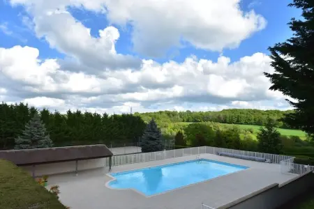 La Riviere, Maison de vacances de charme à Faverolles, piscine et étang - Photo 16