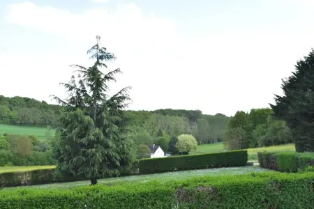 La Riviere, Maison de vacances de charme à Faverolles, piscine et étang - Photo 34