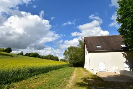 La Riviere, Maison de vacances de charme à Faverolles, piscine et étang - Photo 35