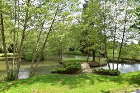 La Riviere, Maison de vacances de charme à Faverolles, piscine et étang - Photo 37
