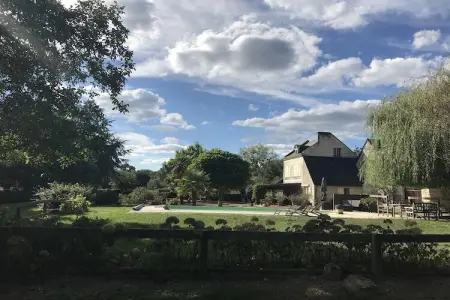 Maison de vacances Cinais, Ancienne maison de douane avec grand jardin et piscine privée. 4 km de Chinon - Photo 31
