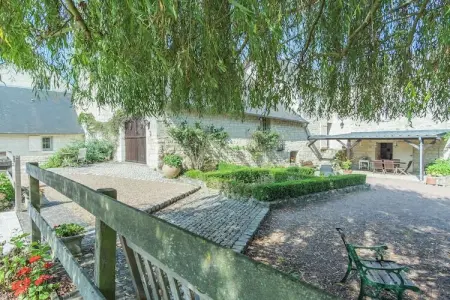 Maison de vacances Cinais, Ancienne maison de douane avec grand jardin et piscine privée. 4 km de Chinon - Photo 34