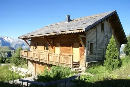 Les Chalets de l'Altiport 5, Chalet luxueux avec cheminée dans la région de l'Alpe d'Huez - Photo 13