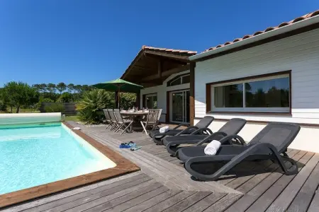 Villas de la Prade 3, Belle villa avec piscine privée au bord de l'Atlantique - Photo 12