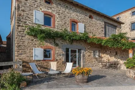 Maison à la campagne, Maison de Vacances à Saint-Beauzire avec Jardin, Terrasse Toit - Photo 14