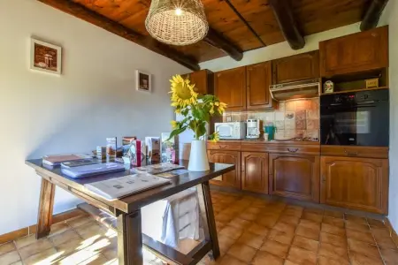 Rougeac, Maison de vacances à Villeneuve-d'Allier dans la forêt - Photo 14