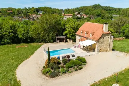 Maison de vacances Thémines, Superbe maison de vacances avec piscine privée à Thémines - Photo 5