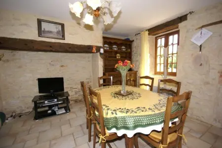 Maison de vacances Uzech, Maison de vacances spacieuse avec piscine privée à Uzech - Photo 13