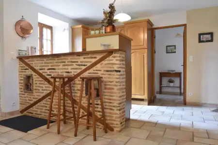 Maison de vacances Uzech, Maison de vacances spacieuse avec piscine privée à Uzech - Photo 18