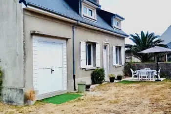 Maison à Saint Marcouf,Gite 5 pers plage à 50 m FR-50310-32 N°696916