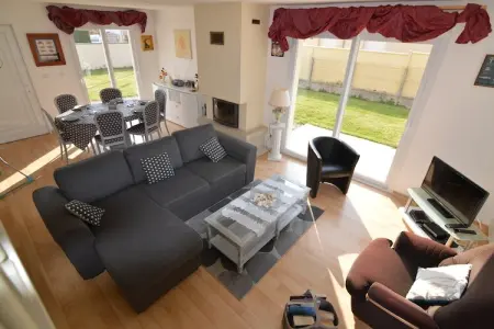 Caprera, Maison de vacances face à la mer avec jardin à Denneville - Photo 1