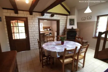 La Schwingmuhle, Grande maison de vacances avec jardin à Hanviller proche lac - Photo 39