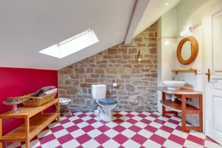 NOISETTE - beneden, Elegant pied à terre en Lorraine, 20min du Parc Naturel des Vosges - Photo 18