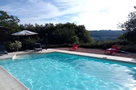 Vue de Pannecière, Ravissante maison de vacances à Chaumard avec piscine privée - Photo 8