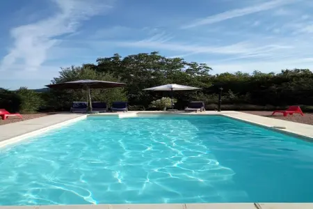 Vue de Pannecière, Ravissante maison de vacances à Chaumard avec piscine privée - Photo 13