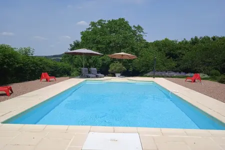 Vue de Pannecière, Ravissante maison de vacances à Chaumard avec piscine privée - Photo 51