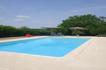 Vue de Pannecière, Ravissante maison de vacances à Chaumard avec piscine privée - Photo 52
